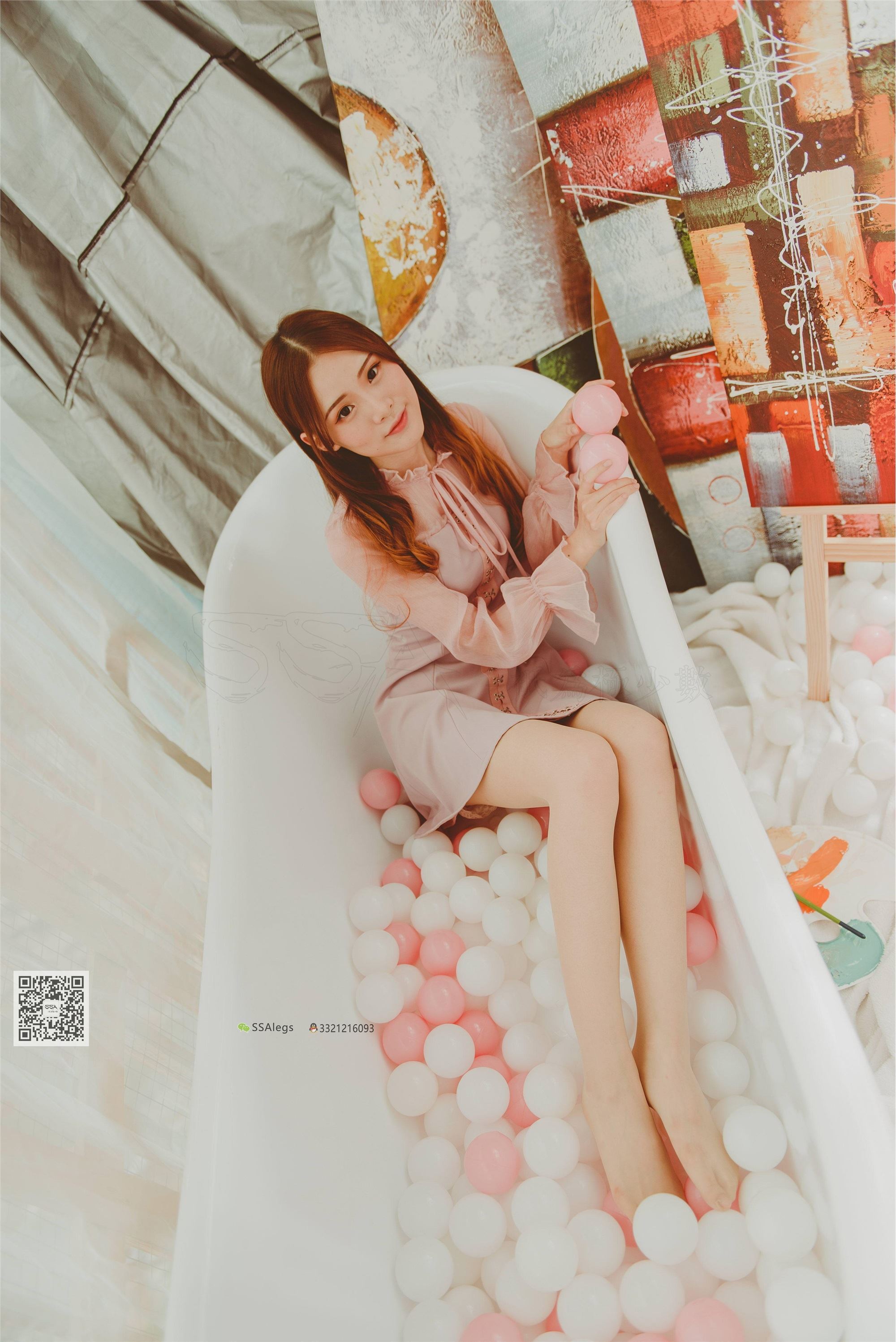 SSA丝社 NO.002 纯-琪琪丝足浴缸小清新